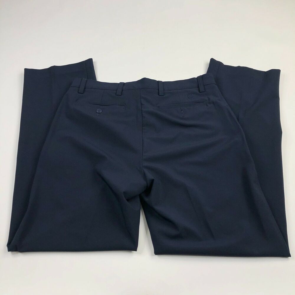 FJ Footjoy 34 x 34 (Actual 34W 32.5L) Mens Outdoor Active Golf Blue Pants EUC